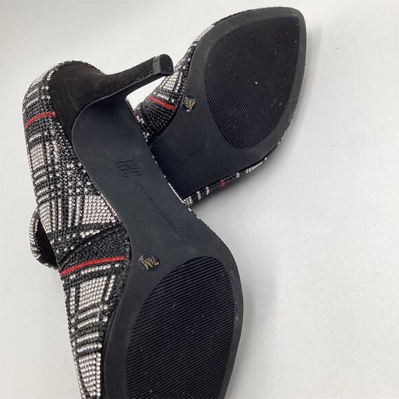 INC Women's Zitah Plaid Rhinestone Stiletto Pumps Size 7.5 Multicolor - Picture 7 of 9